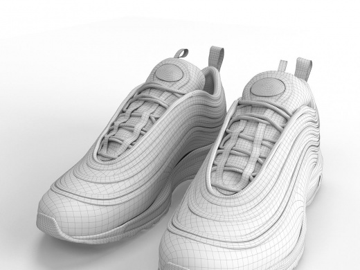 Nike Air Max 97 sneaker 3D model